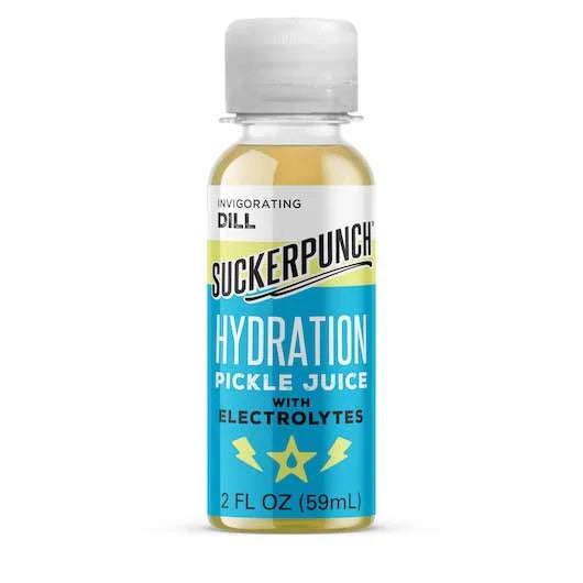 Suckerpunch Gourmet Pickle Juice Hydrate , 8 Ounce Size - 12 Per Case.