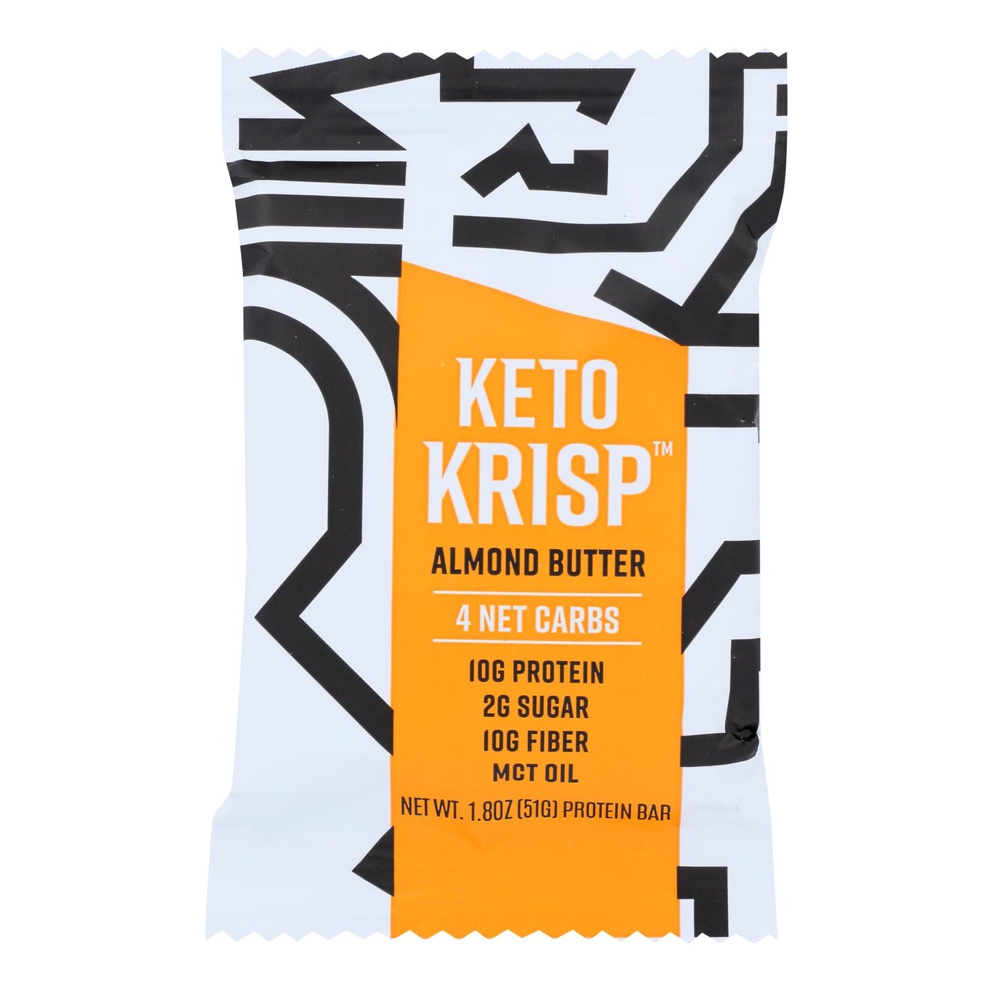 Keto Krisp - Bar Almond Butter - Case of 12-1.8 Ounce