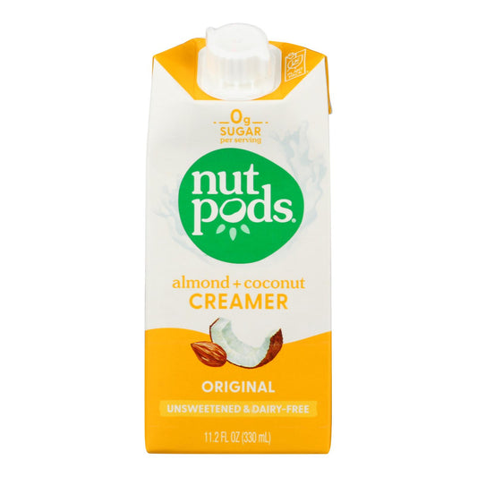 Nutpods - Non-Dairy Creamer Original Unsweetened - Case of 12 - 11.2 fl Ounce.