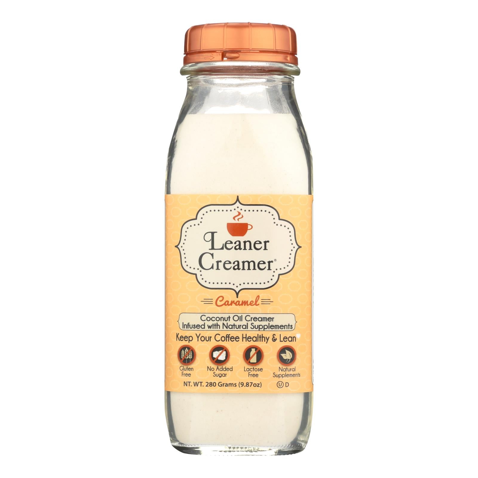 Leaner Creamer - Creamer Caramel - Case of 6 - 9.87 Ounce
