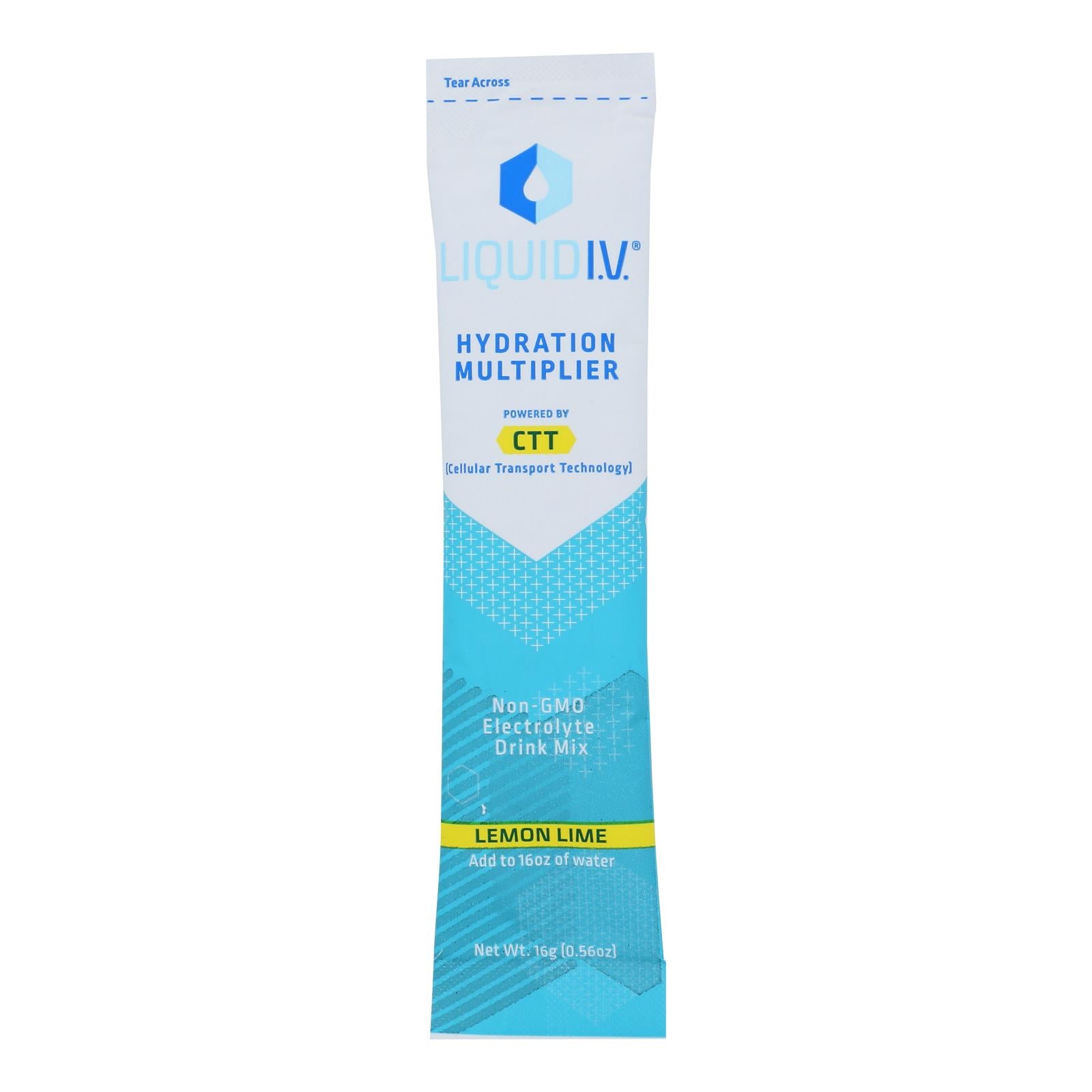 Liquid I.V. Natural Powder Drink Mix - Case of 8 - .56 Ounce