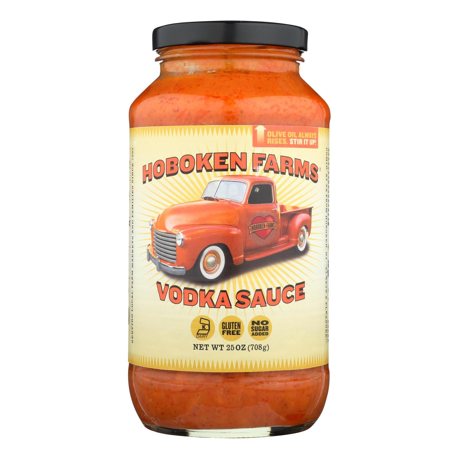 Hoboken Farms Big Boss Vodka Sauce - Case of 6 - 25 Ounce