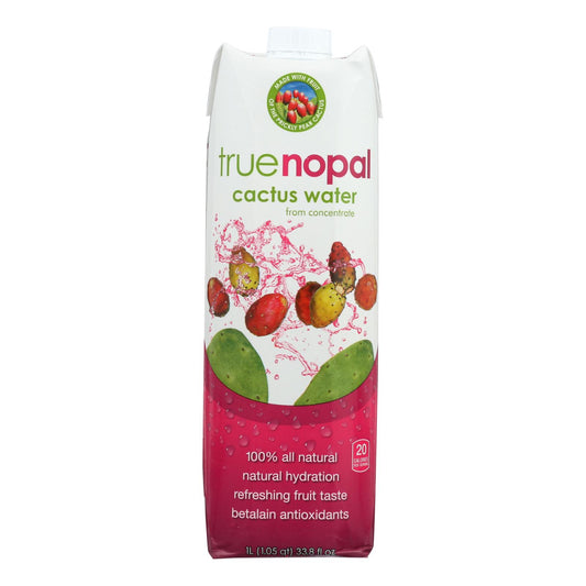 True Nopal Cactus Water - Case of 12 - 33.8 Ounce.