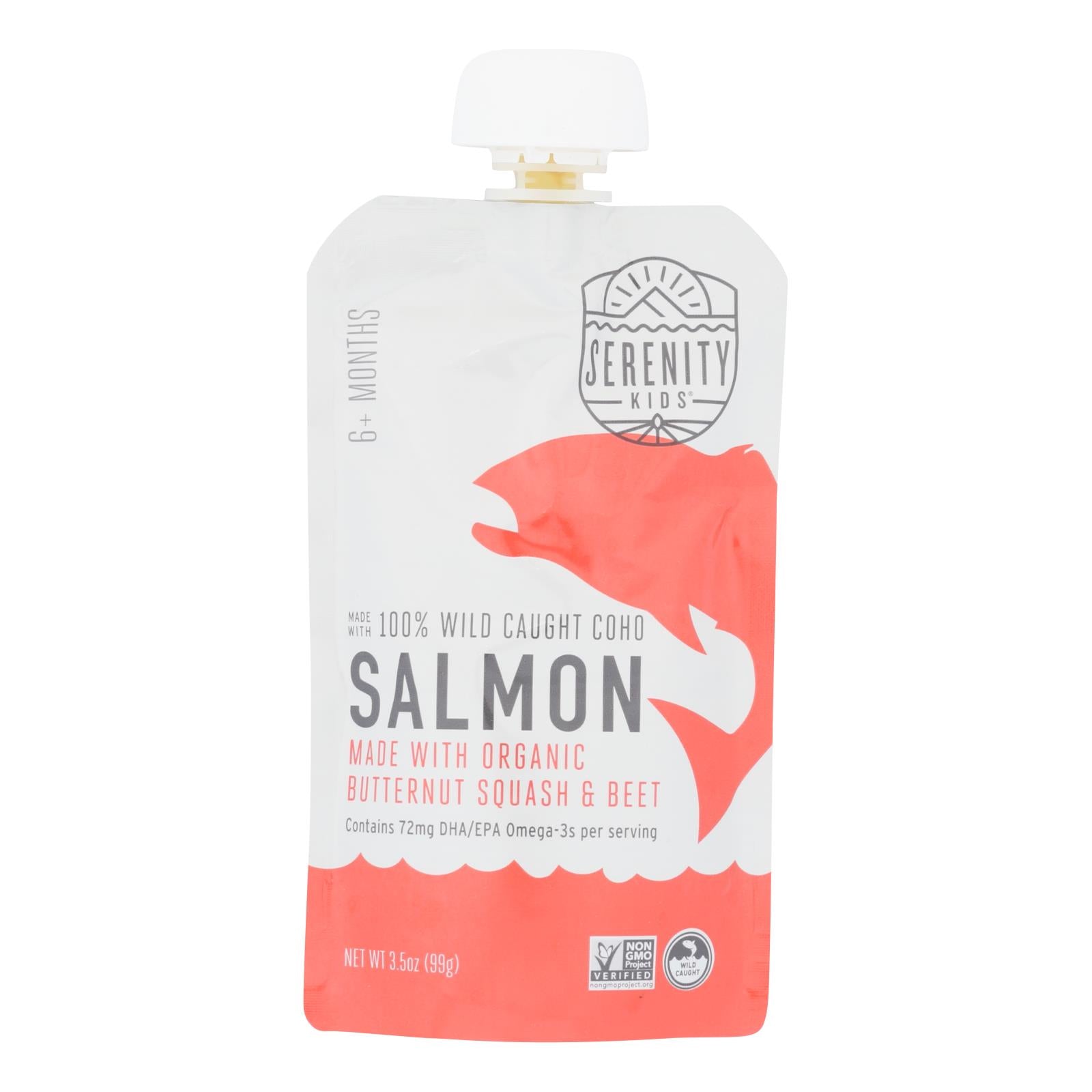 Serenity Kids Llc - Pouch Salmn B Sq Beet - Case of 6 - 3.5 Ounce
