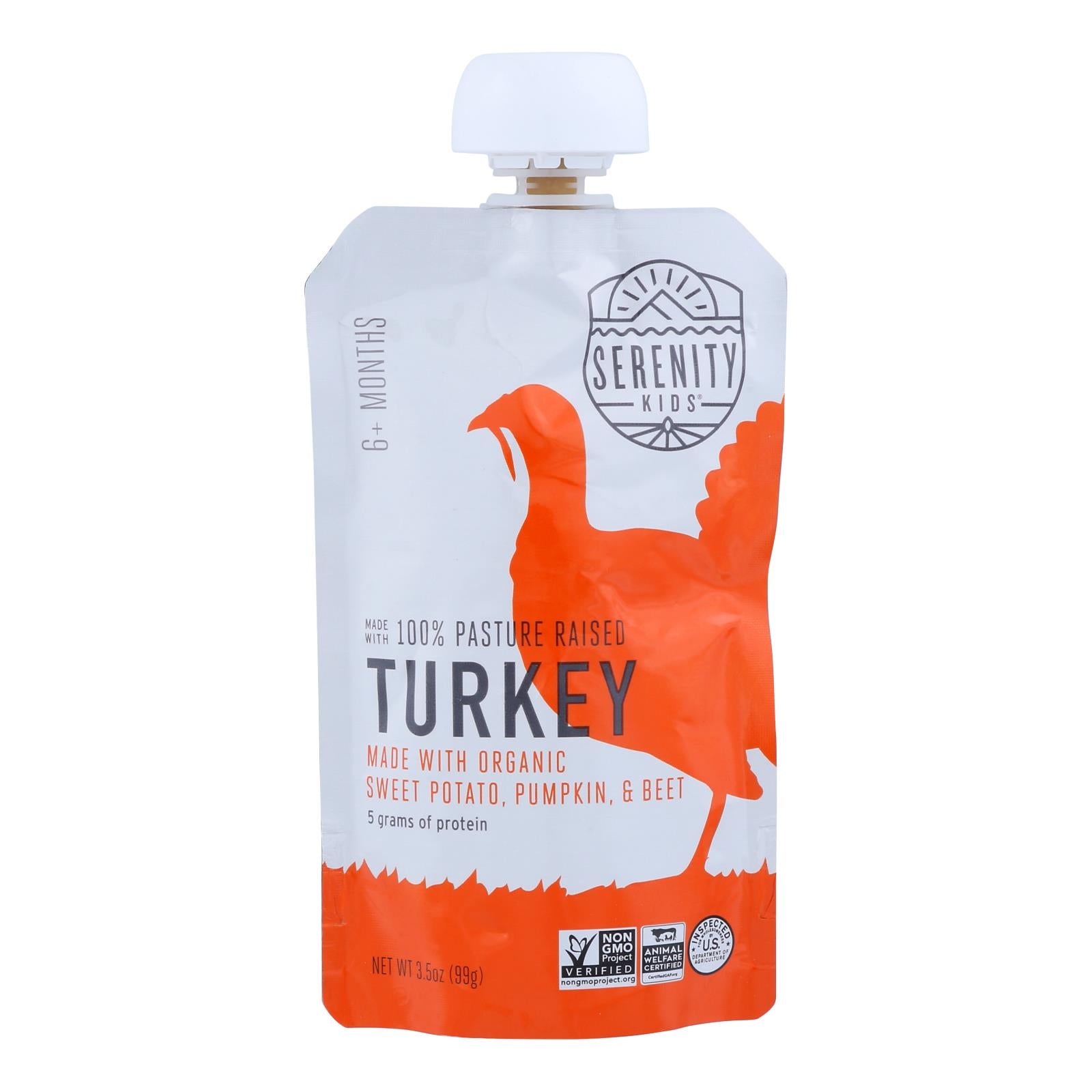 Serenity Kids Llc - Poch Turkey S Pot Pu Bt - Case of 6-3.5 Ounce