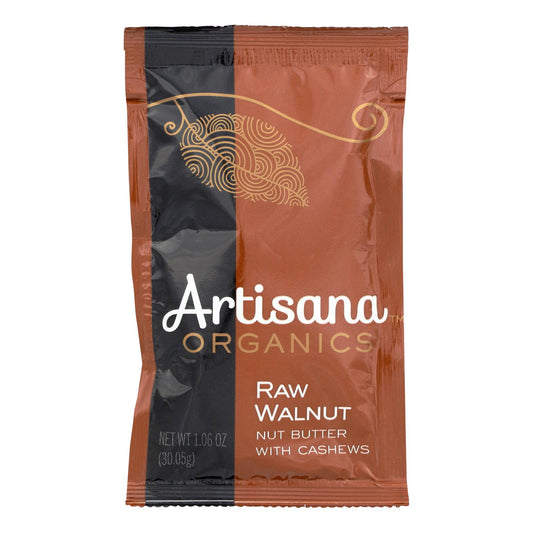 Artisana Organic Raw Walnut Butter - Squeeze Packs - 1.06 Ounce - Case of 10