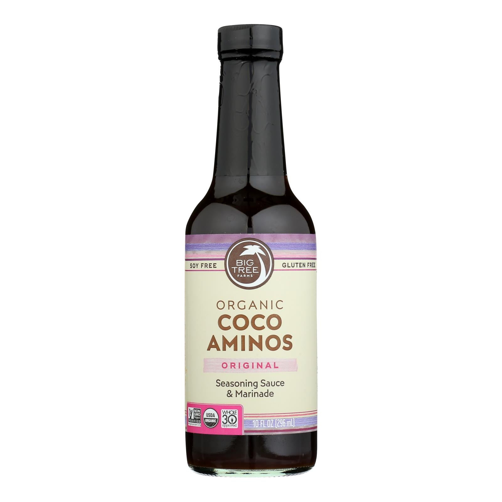Big Tree Farms Organic Coco Aminos - Case of 12 - 10 Fl Ounce.