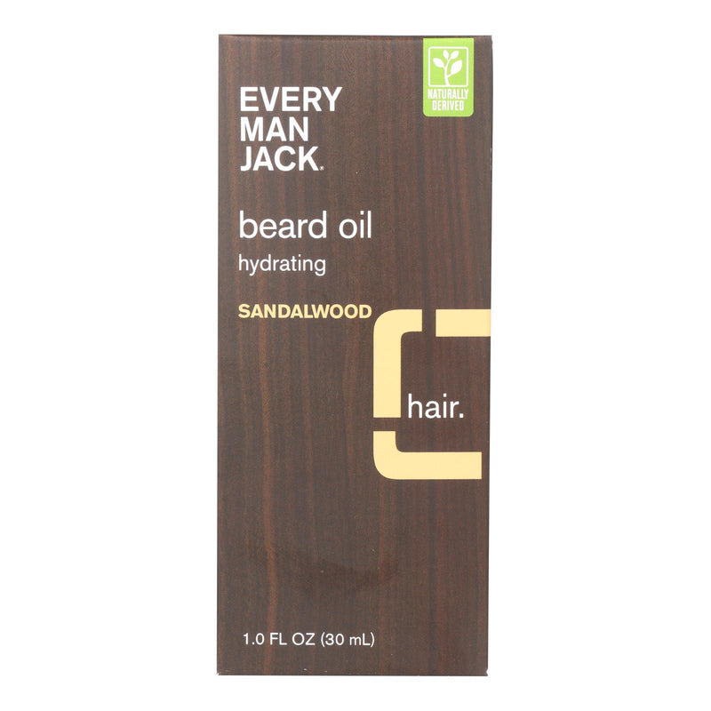 Every Man Jack Beard Oil - Sandalwood - 1 Ounce.