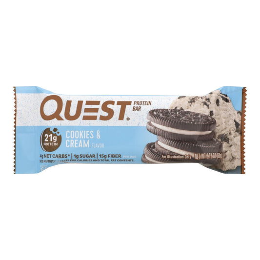 Quest Bar - Cookies and Cream - 2.12 Ounce - case of 12