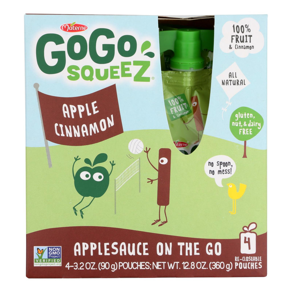 Materne GoGo Squeez Organic Apple Cinnamon Fruit on the Go