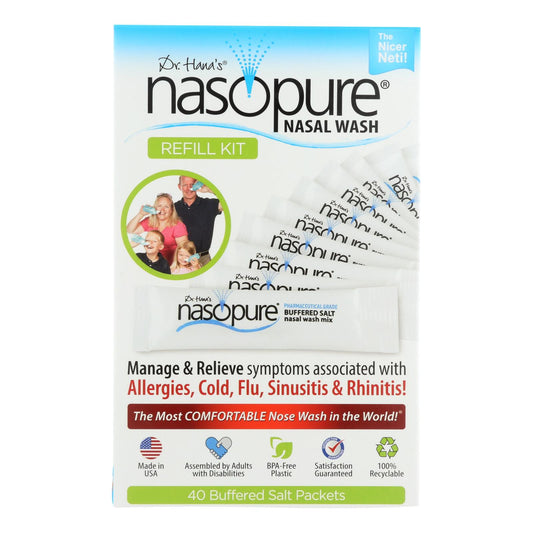 Dr. Hana's Nasopure Nasal Wash Refill Kit - 1 Each - 40 Count