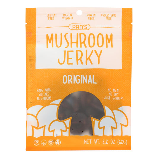 Pan's - Mushroom Jerky Original - Case of 6-2.2 Ounce