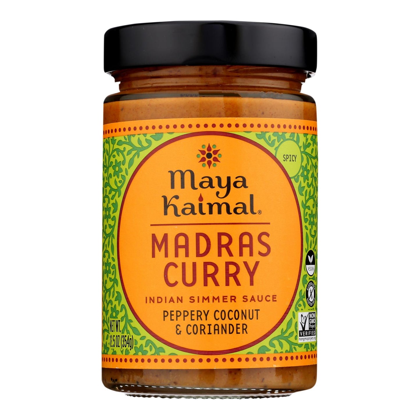 Maya Kaimal Madras Curry Simmer Sauce - Case of 6 - 12.5 Ounce.