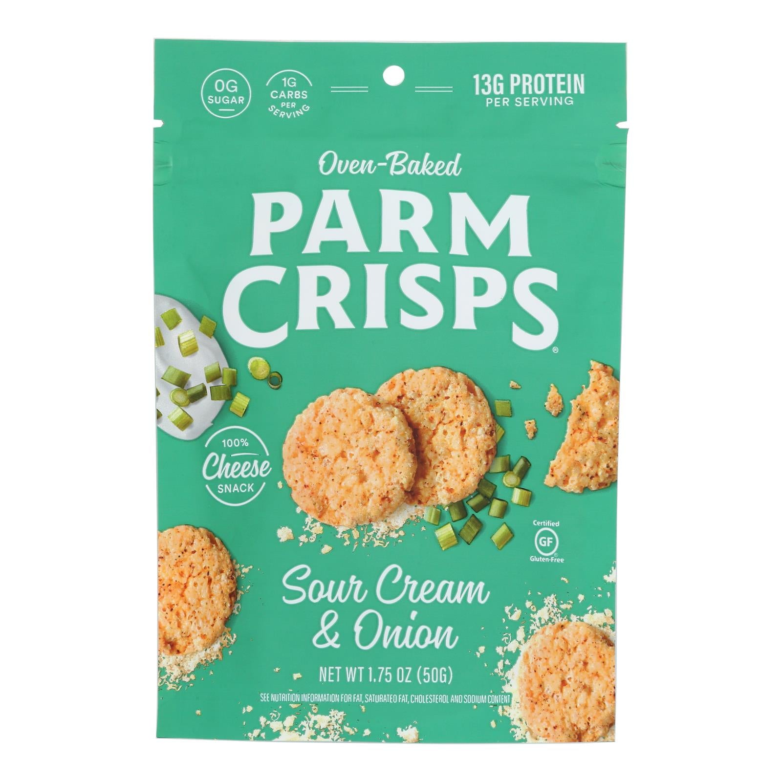 Parm Crisps - Parm Crisp Sr Cream & Onion - Case of 12 - 1.75 Ounce