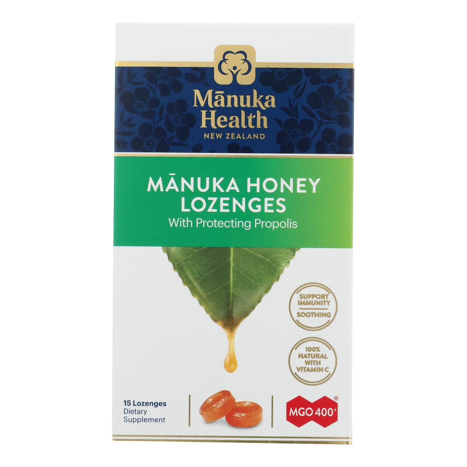 Manuka Health - LOunce Honey Mgo 400+ Propolis - 1 Each -15 Count