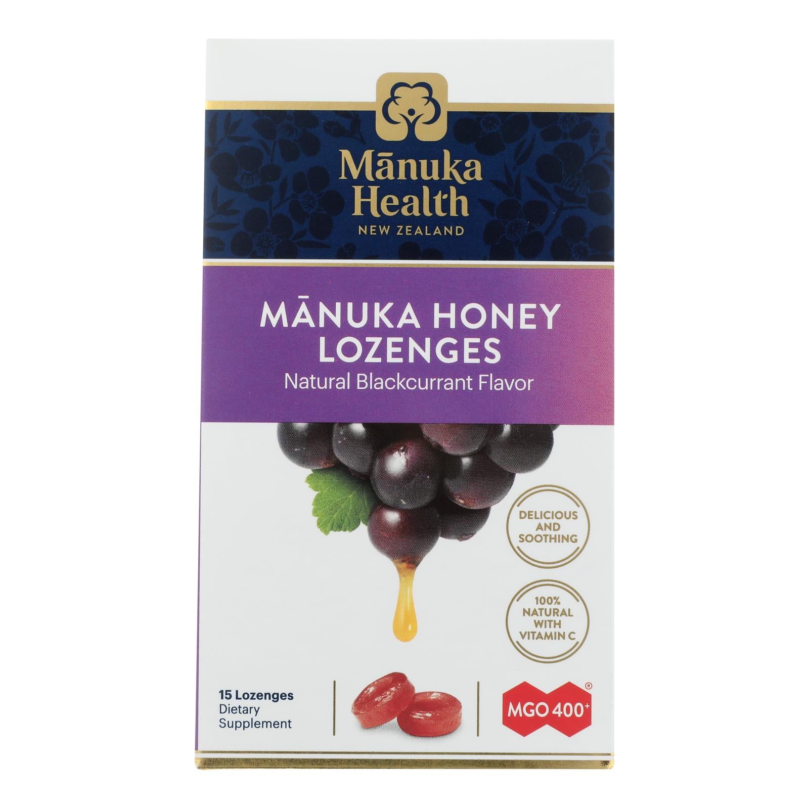 Manuka Health - LOunce Honey Mgo 400+ Blkcrnt - 1 Each 1-15 Count