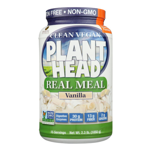 Genceutic Naturals Plant Head Real Meal - Vanilla - 2.3 lb