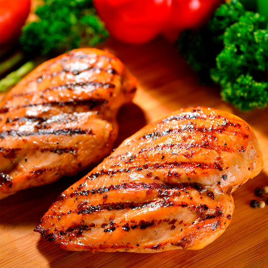 Agro Super Marinated Chicken Breast IQF 7 Ounce, 10 Pound Each - 4 Per Case.