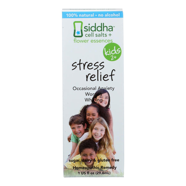 Siddha Flower Essences Stress Relief - Kids - Age Two Plus - 1 fl Ounce