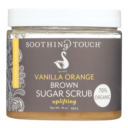 Soothing Touch Brown Sugar Scrub - Vanilla Orange - 16 Ounce