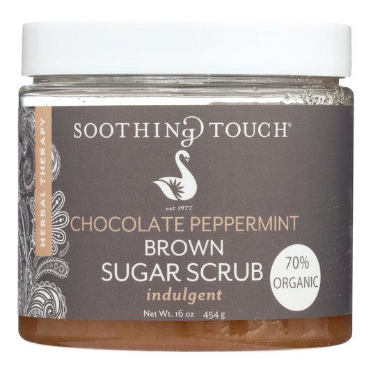 Soothing Touch Brown Sugar Scrub - Chocolate/Peppermint - 16 Ounce