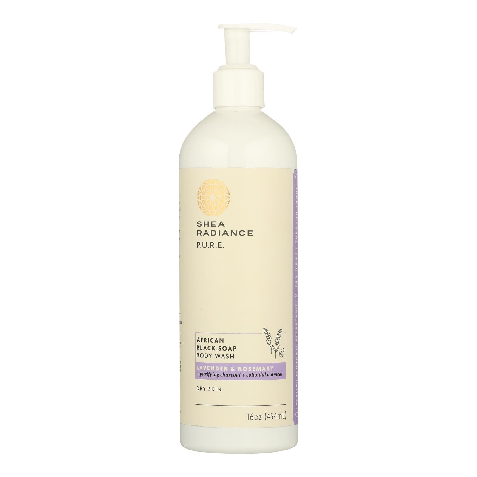 Shea Radiance - Body Wash Lvndr Rosmry - 1 Each - 16 Ounce