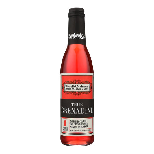 Powell and Mahoney Cocktail Mixer - True Grenadine - Case of 6 - 12.68 Ounce