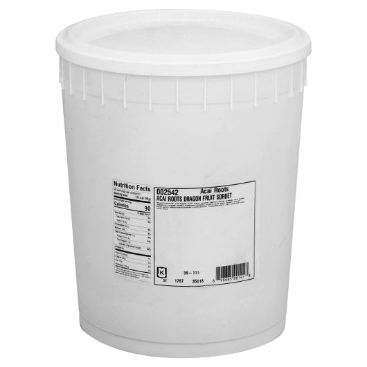 Dragon Roots Sorbet Dragon Pitaya Fruit Gallon 3 Gallon - 1 Per Case