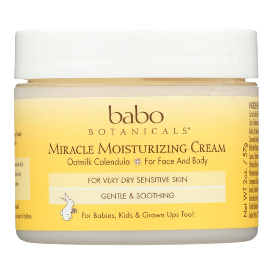 Babo Botanicals - Miracle Cream - Moisturizing - Oatmilk - 2 Ounce