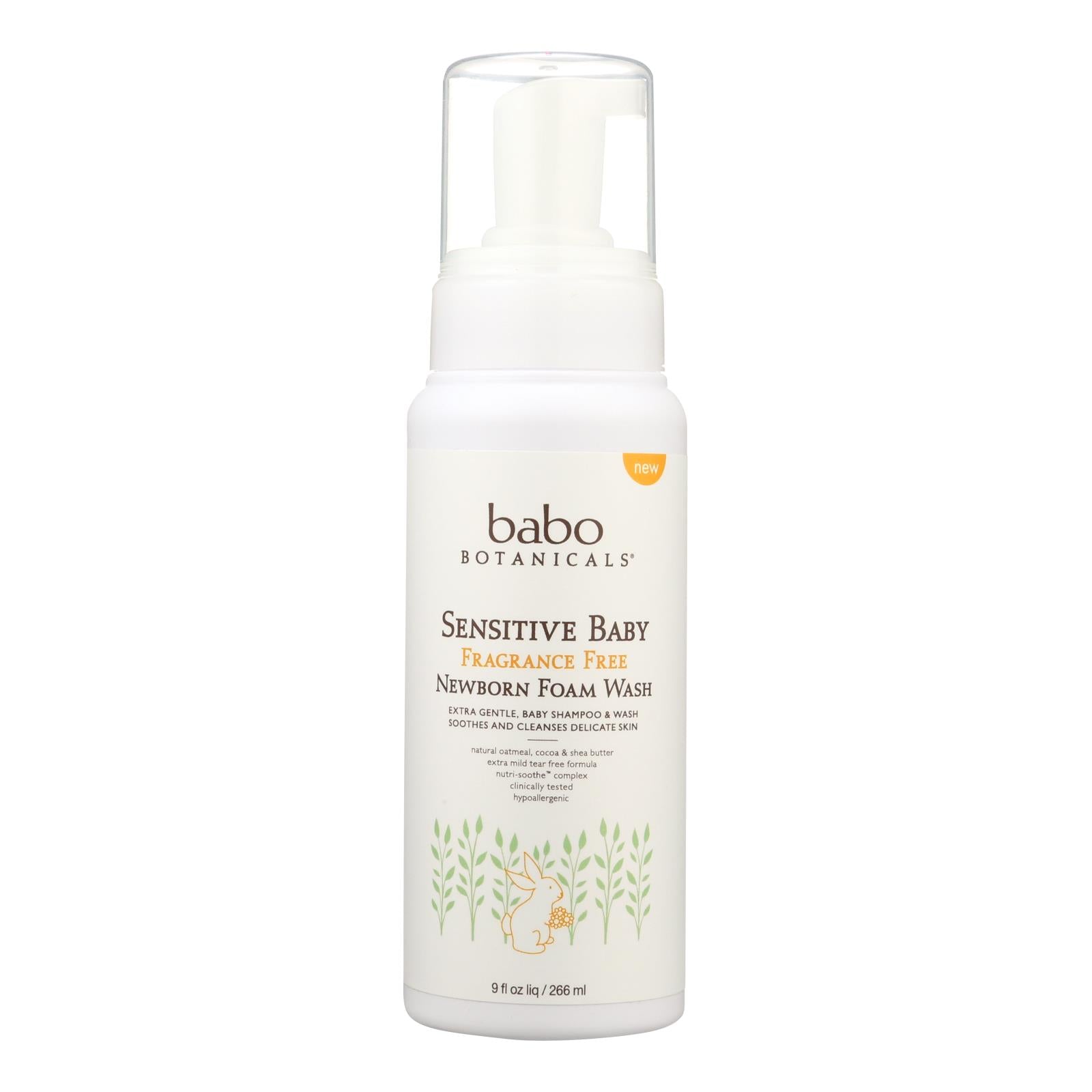 Babo Botanicals - Foaming Body Wash - Fragrance Free - 1 Each - 9 fl Ounce.