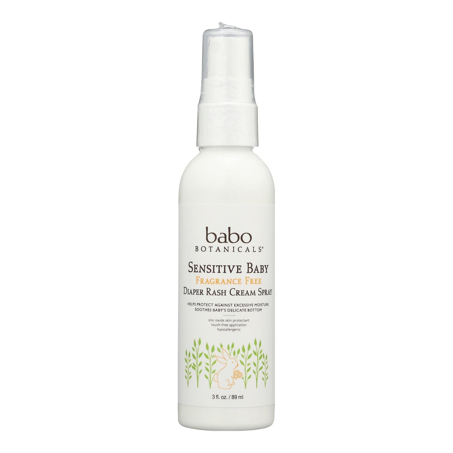 Babo Botanicals - Diaper Cream Spry Sensitive - 1 Each -3 Fluid Ounce