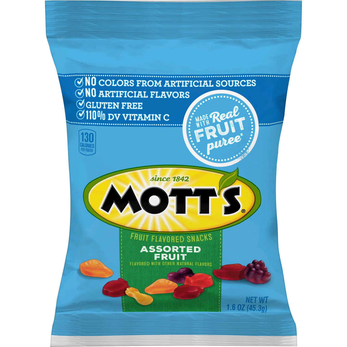 Mott's® Medleys Fruit Snacks Assorted Fruit 1.6 Ounce Size - 144 Per Case.