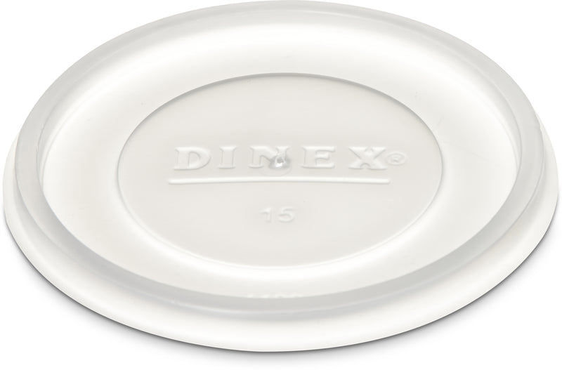 Dinex Translucent Tumbler Lid Translucent 2.99 In - 1000 Per Case.