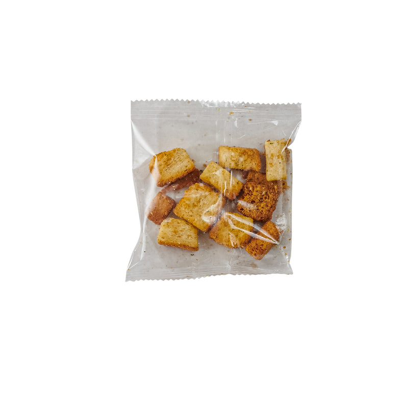 Sugar Foods Crouton Homestyle Cheese Garlic 0.5 Ounce Size - 200 Per Case.