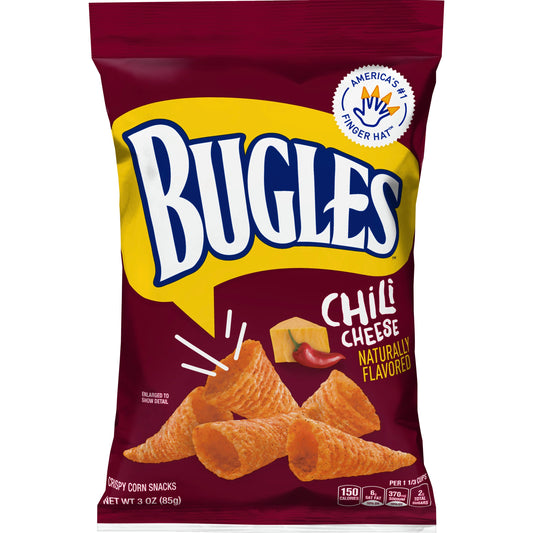 Bugles™ Chili Cheese 3 Ounce Size - 6 Per Case.