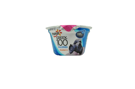 Yoplait® Greek Protein Yogurt Single Serve Cup Blueberry 5.3 Ounce Size - 12 Per Case.