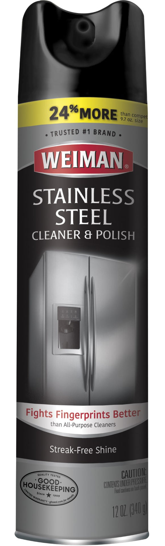 Stainless Steel Clean & Polish 12 Fluid Ounce - 6 Per Case.