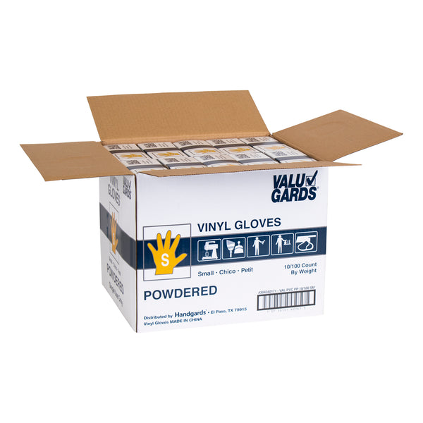 Glove Vinyl Valugard Powdered Small 100 Each - 10 Per Case.