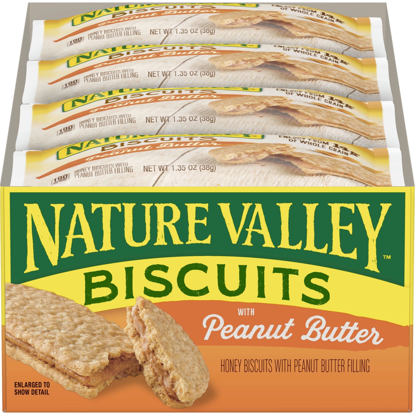 Nature Valley™ Biscuits Snack Peanut Butter 21.6 Ounce Size - 6 Per Case.