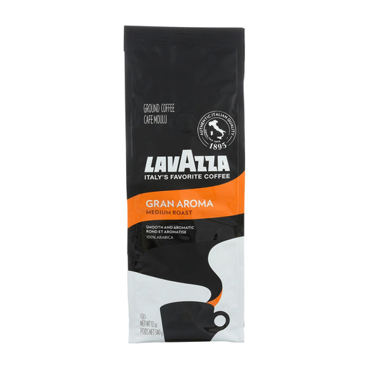 Lavazza Drip Coffee - Gran Aroma - Case of 6 - 12 Ounce.