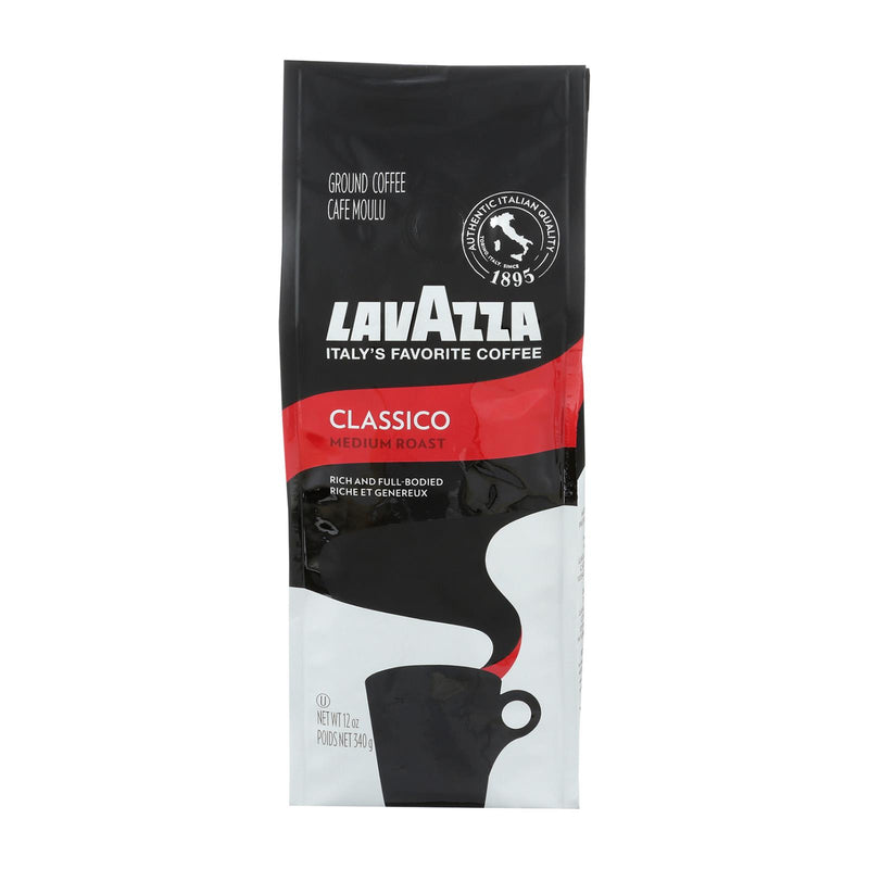 Lavazza Drip Coffee - Classico - Case of 6 - 12 Ounce.