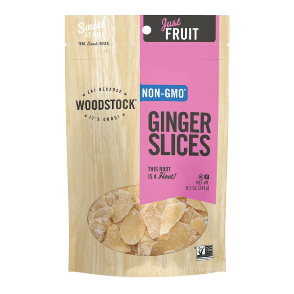 Woodstock Ginger Slices - Case of 8 - 8.5 Ounce