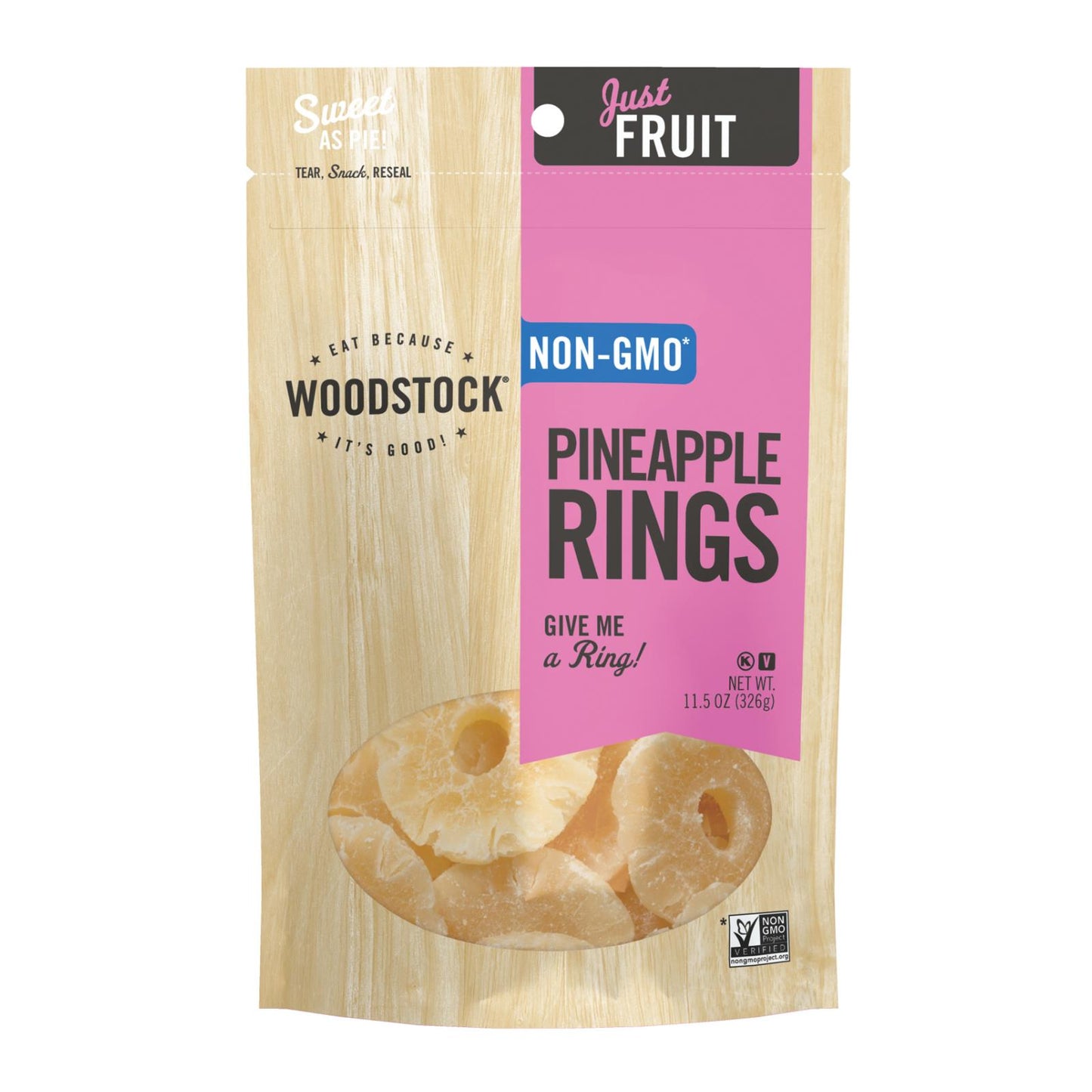 Woodstock Pineapple Slices - Case of 8 - 11.5 Ounce.