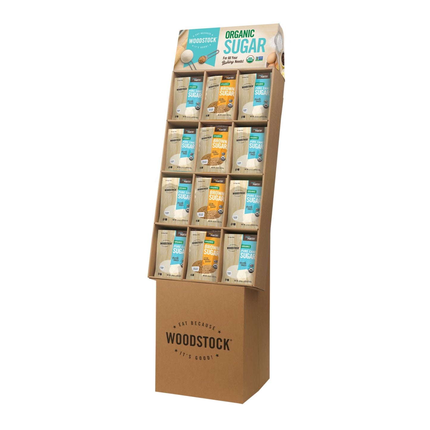 Woodstock - Dsp Sugar Og2 Cane&brown - Case of 36-Count