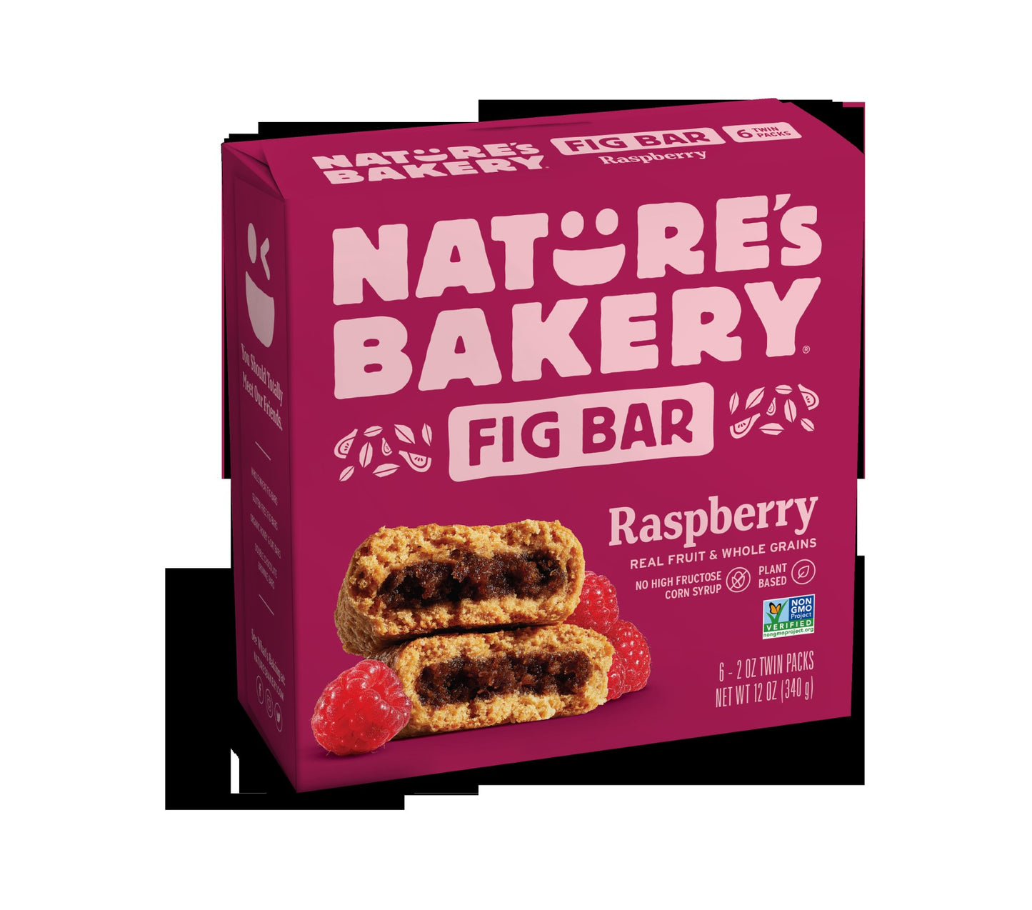 Nature's Bakery Fig Bar Raspberry 6 Count Packs - 6 Per Case.