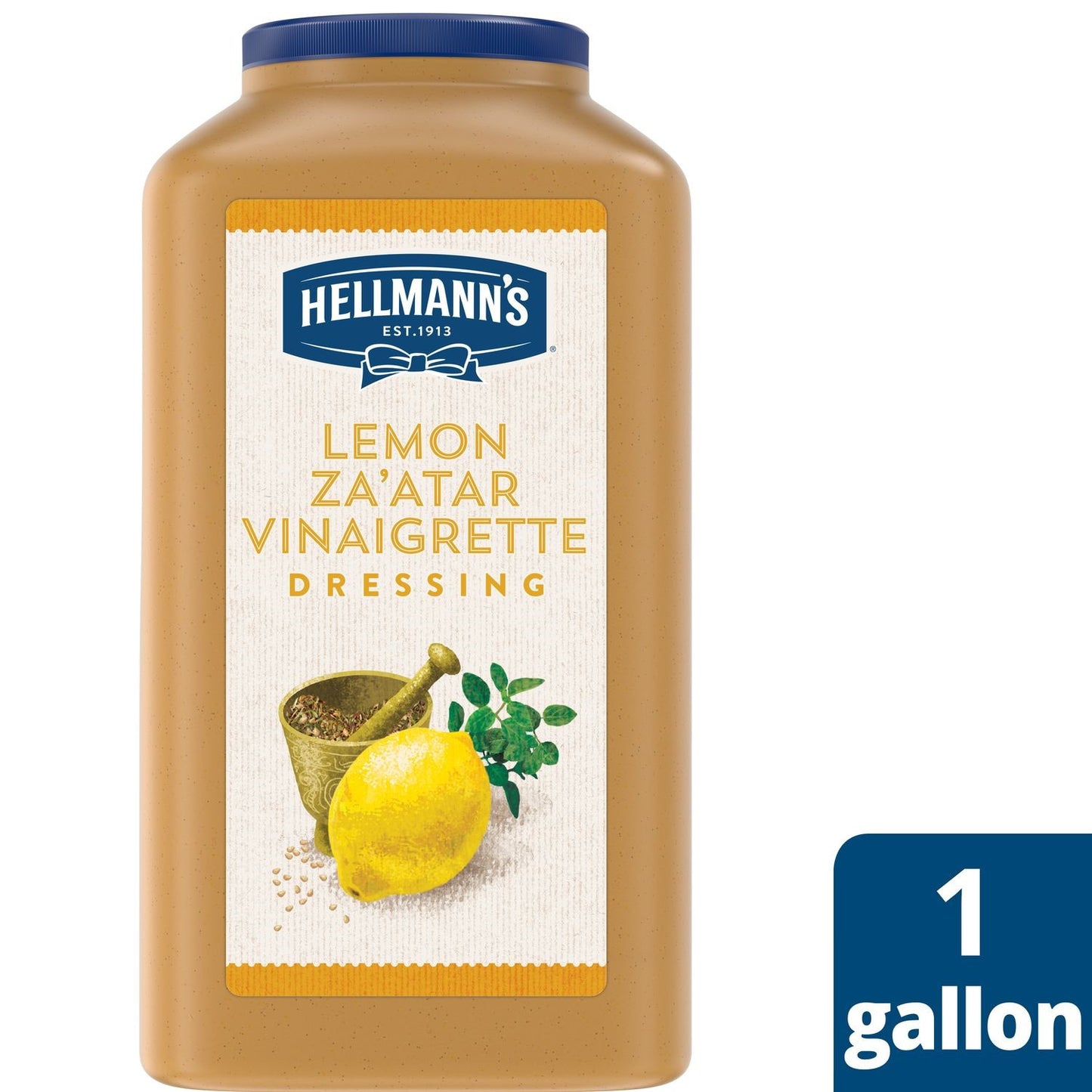 Hellmann's Classics Salad Dressing Jug Lemonzaatar 1 Gallon - 4 Per Case.