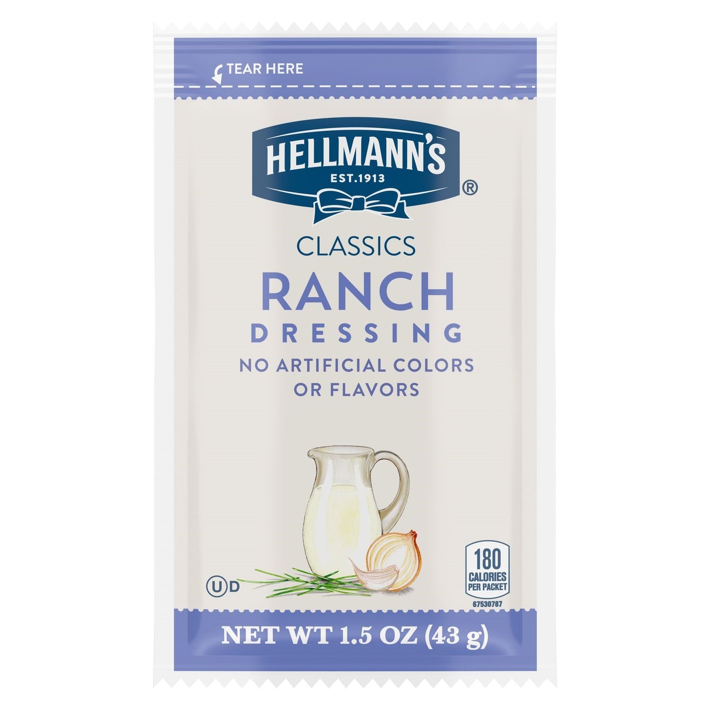 Hellmann's Spreadsdressing Classics Ranch 1.5 Fluid Ounce - 102 Per Case.