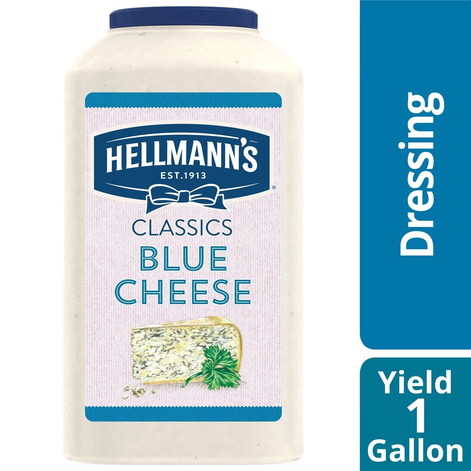 Hellmann's Dressingscondiments Chunky Blue Cheese Jug Ga 1 Gallon - 4 Per Case.