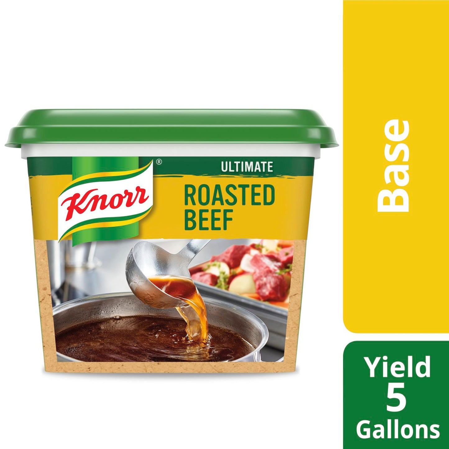 Knorr Ultimate Bouillions Roasted Beef Base Gluten Free 1 Pound Each - 6 Per Case.