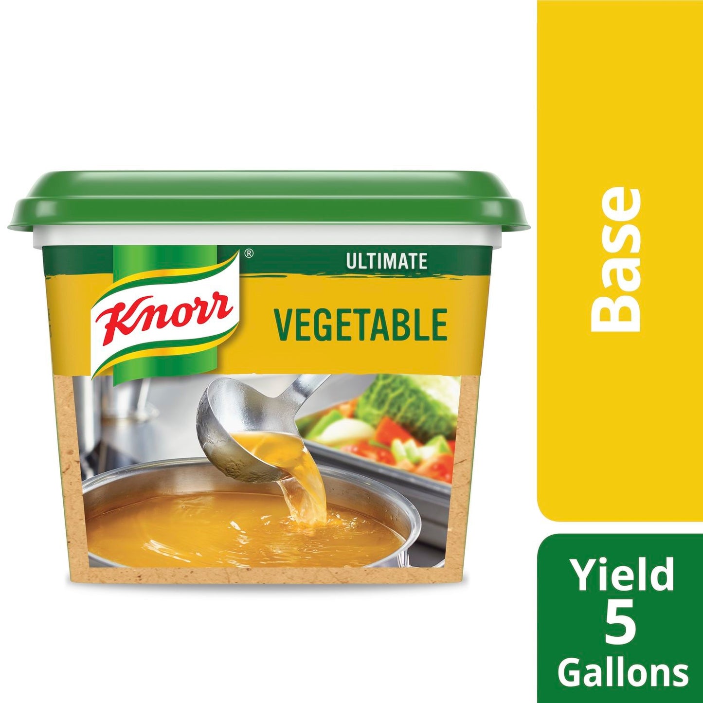 Knorr Ultimate Bases Bouillions Vegetable Gluten Free 1 Pound Each - 6 Per Case.